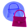Shoulder Purse 101 Handbag Silicone Mold