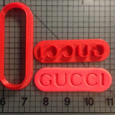 O'Creme Gucci Symbol Gumpaste Cutters, Set of 4