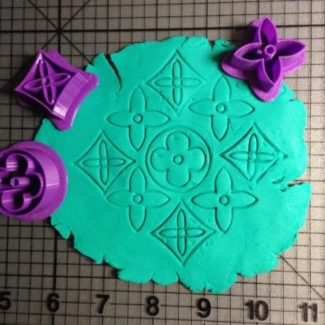 High Fashion Print Lv 1.5 inch