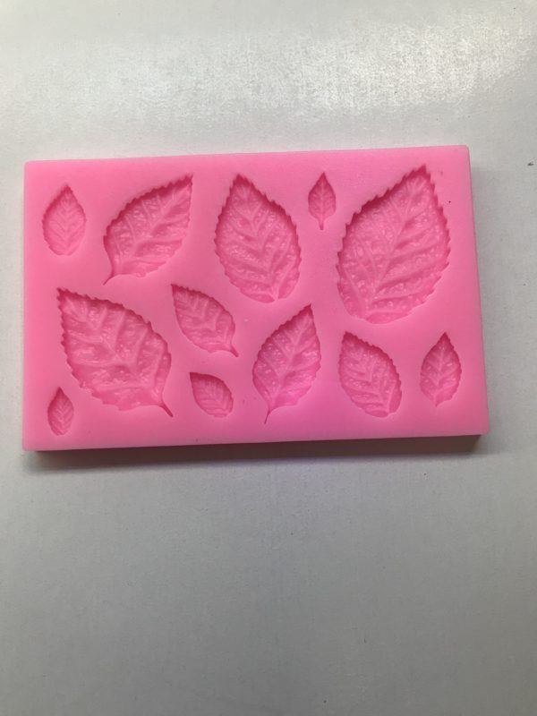 12 pc Silicone Leaf Mold