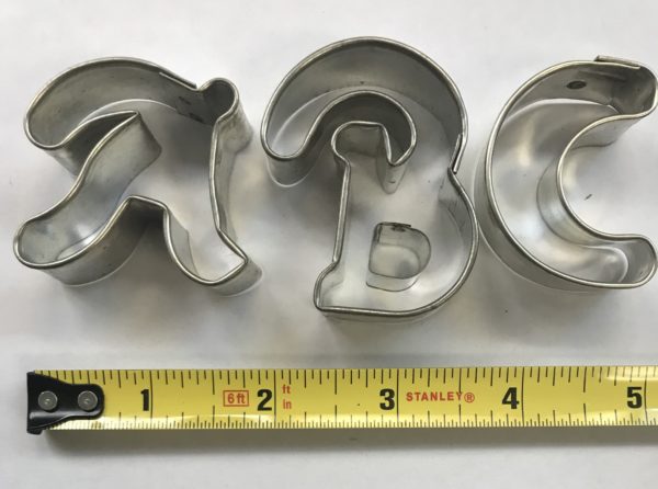 M Fancy Alphabet Cutter Set