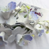 Large Gumpaste Flower Cluster- Blue Trumpet Blossoms - Image 2
