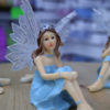Small Fairy Cake Topper - Light Blue B