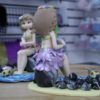 Island Girl Cake Topper- Striped Cover-up - Image 5
