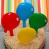 Flat Balloon Cupcake Picks - Image 3