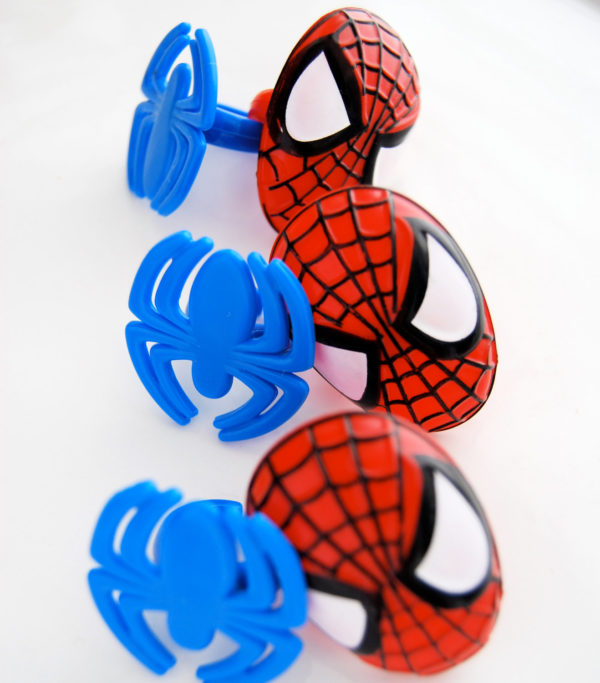 Spider Man Cupcake Rings - Image 3