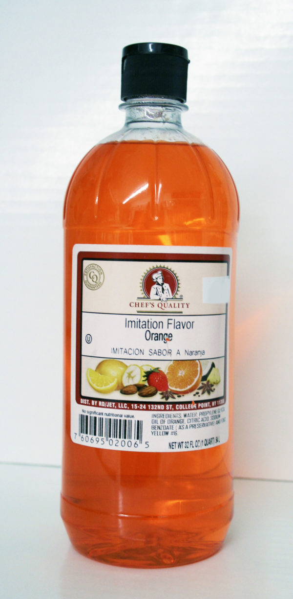 Chef's Quality Imitation Flavor- Orange