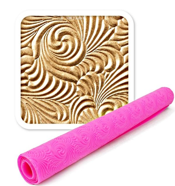 Swirled Rosettes Impression Mat