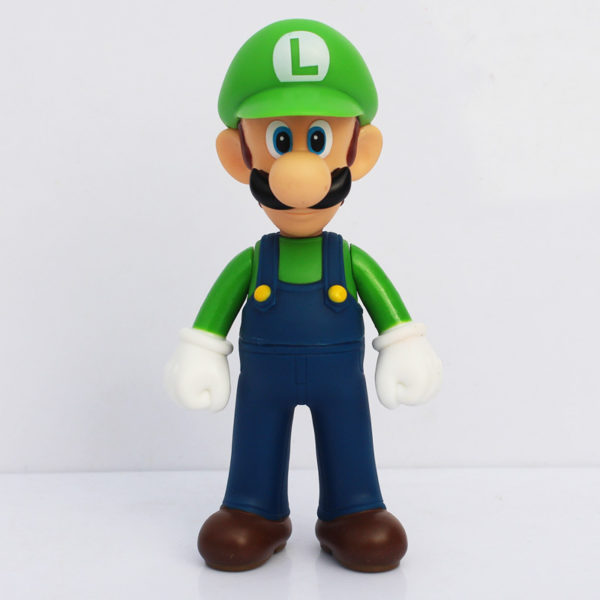 New Super Mario Bros 5" LUIGI Mario Action Figure Toy Green