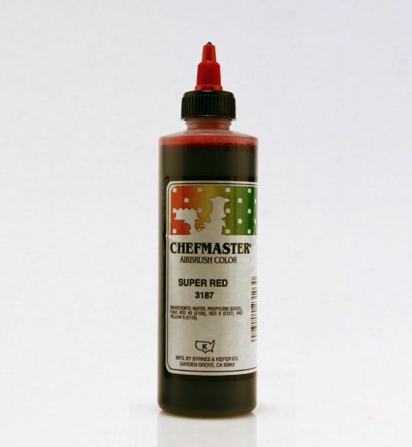 Chefmaster Airbrush Food Color - Super Red