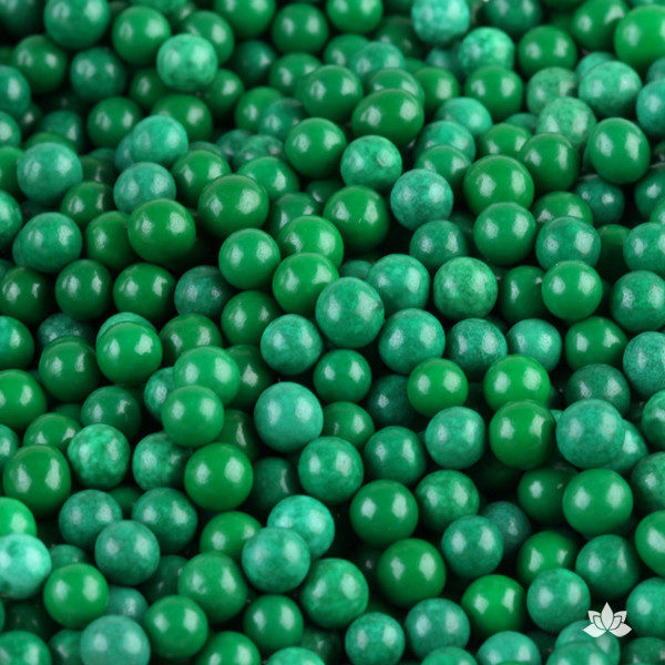 Sugar Pearls- Green 4mm - Image 2