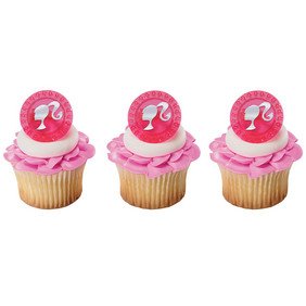 kapsel Lezen Pasen Barbie Jewel Foil Cupcake Rings - Annettes Cake Supplies