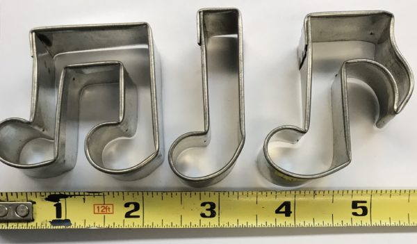 M Musical Notes Cutter Set