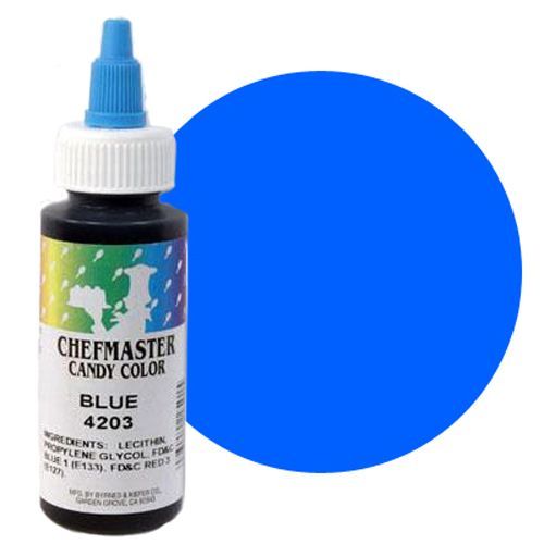 Blue Candy Color 2 Oz By Chefmaster - Annettes Cake Supplies