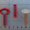 Thor Hammer Cookie Cutter Set 3 inch