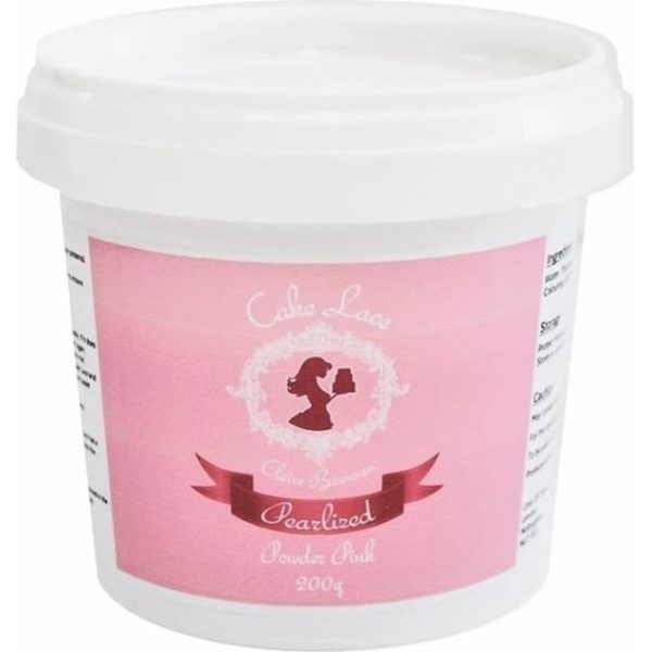 Claire Bowman Cake Lace Pearlized Pink 200g