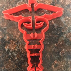 Caduceus Medical Symbol Cutter Various Sizes