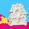 Bumble Bees Silicone Mold Bee Hive, Honeycomb
